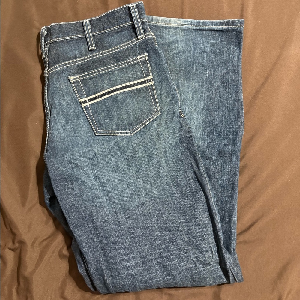 Cinch Men's Blue Bootcut Jeans